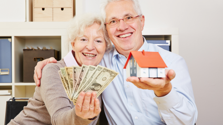 Seniors in a home