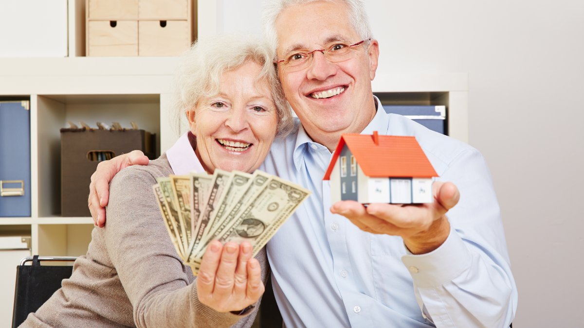 Seniors in a home